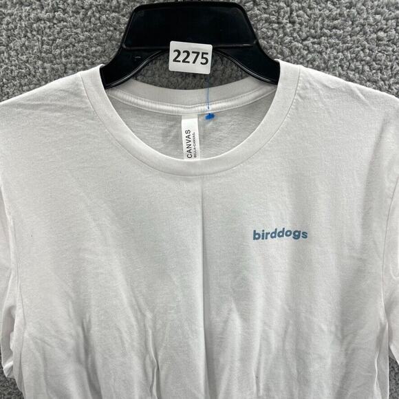 Bird Dogs Shirt Mens L White Short Sleeve Casual Graphic Tee Logo - Picture 11 of 11